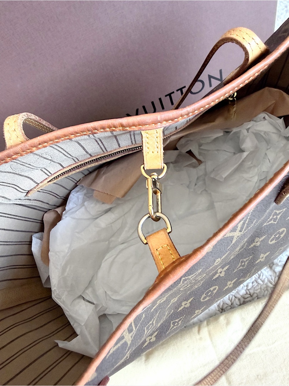 RESERVED Louis vuitton monogram MM neverfull tote shoulder bag - Picture 11 of 15